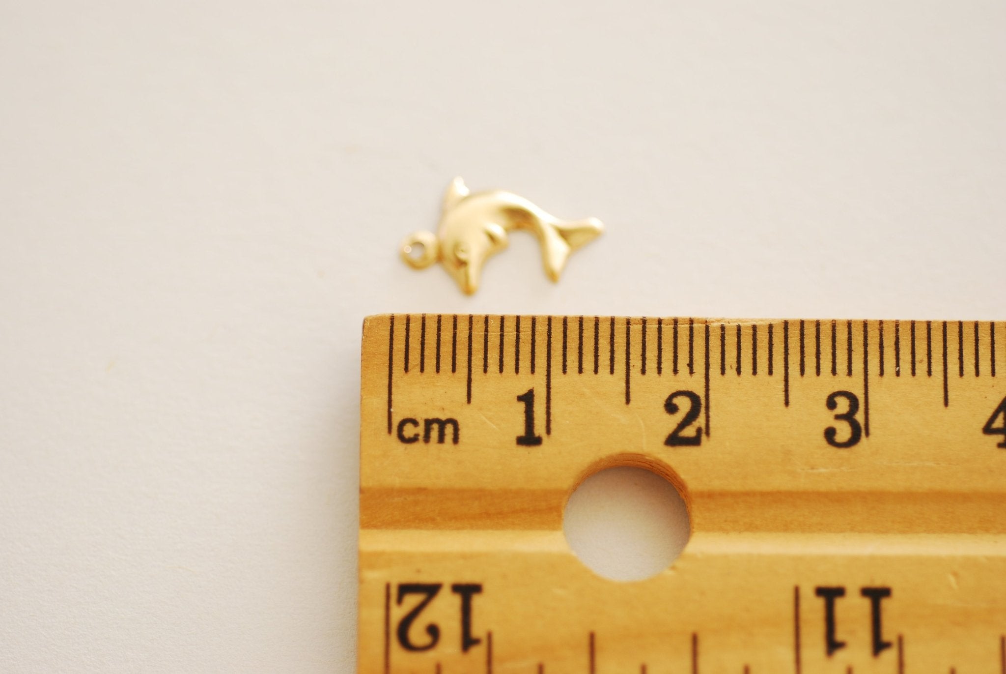 Wholesale 14k Gold Filled Dolphin Charm l Gold Filled Sea Marine Life Charms Permanent Jewelry - HarperCrown