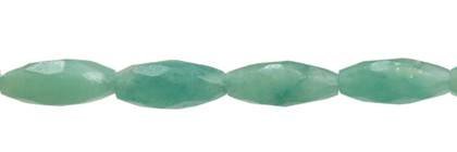 Wholesale Amazonite Bead Rice Shape Faceted Gemstones 6-12mm - HarperCrown