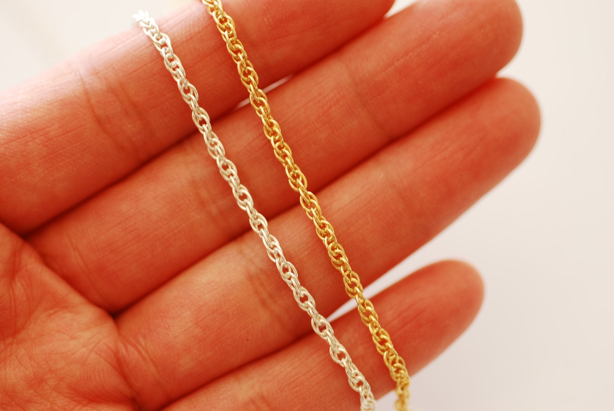 14kt gold outlet filled rope chain